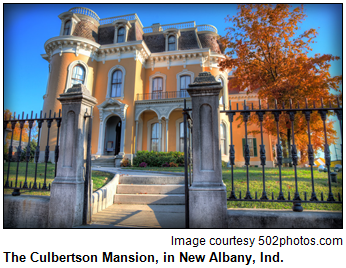 Culbertson Mansion in New Albany, Ind. Photo by 502photos.com.