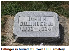 John Dillinger gravestone, 1903-1934