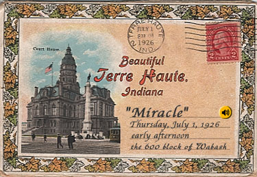 "Beautiful Terre Haute" vintage postcard.